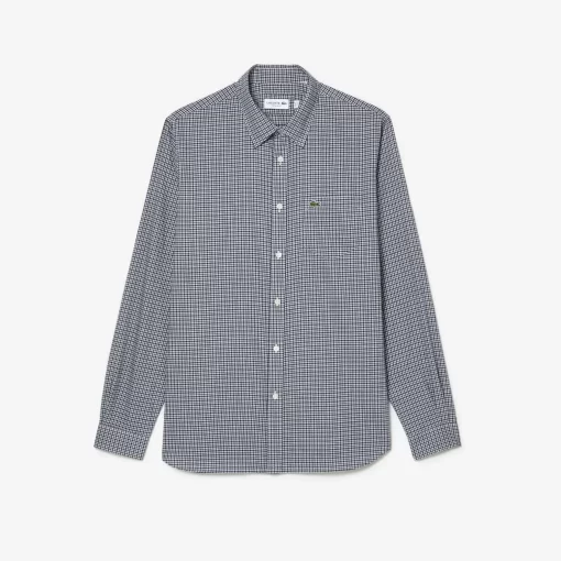 Chemise A Carreaux En Flanelle De Coton | Lacoste Online