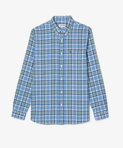 Chemise A Carreaux Homme En Coton Biologique | Lacoste Sale