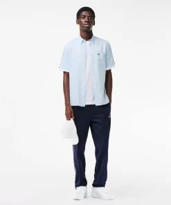 Chemise A Manches Courtes Homme En Lin | Lacoste New