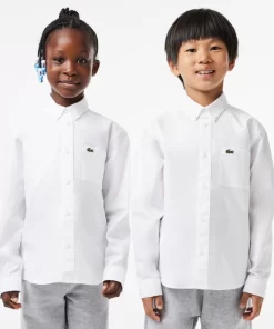 Chemise Enfant Avec Poches Contrastees Sur Le Devant | Lacoste Store