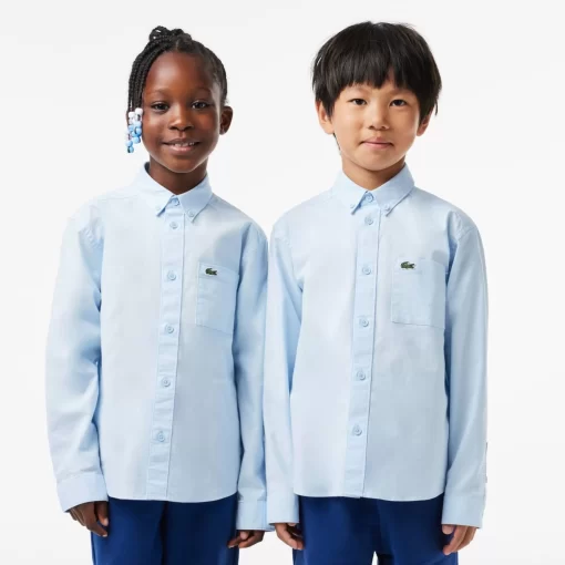 Chemise Enfant Avec Poches Contrastees Sur Le Devant | Lacoste Best Sale