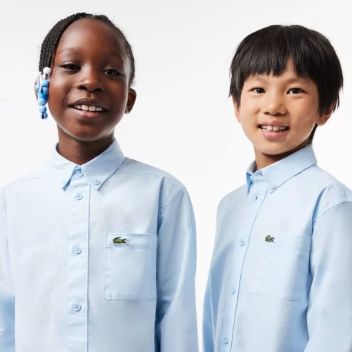 Chemise Enfant Avec Poches Contrastees Sur Le Devant | Lacoste Best Sale