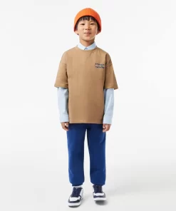 Chemise Enfant Avec Poches Contrastees Sur Le Devant | Lacoste Best Sale