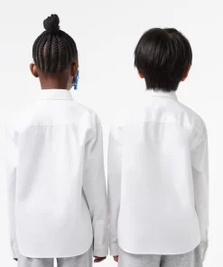 Chemise Enfant Avec Poches Contrastees Sur Le Devant | Lacoste Store