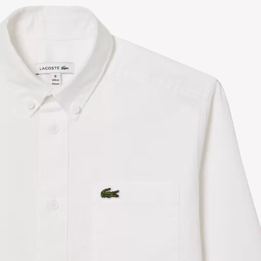 Chemise Enfant Avec Poches Contrastees Sur Le Devant | Lacoste Store