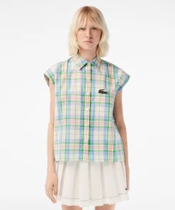 Chemise Femme Avec Imprime Carreaux | Lacoste Store