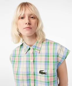 Chemise Femme Avec Imprime Carreaux | Lacoste Store