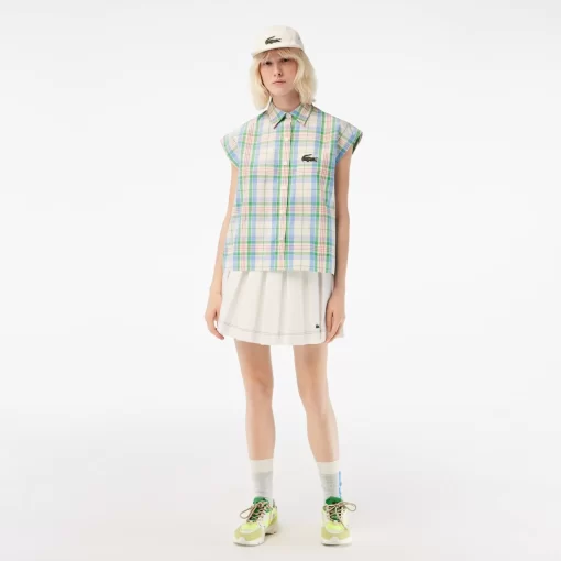 Chemise Femme Avec Imprime Carreaux | Lacoste Store