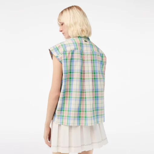 Chemise Femme Avec Imprime Carreaux | Lacoste Store