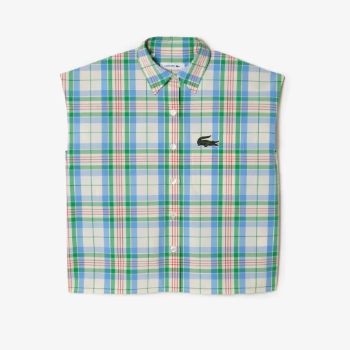 Chemise Femme Avec Imprime Carreaux | Lacoste Store