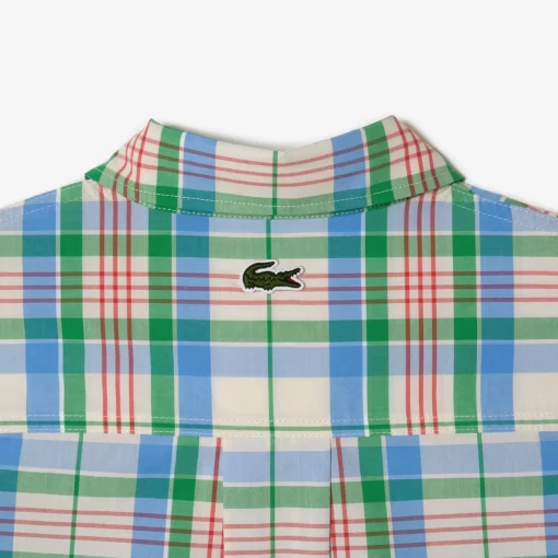 Chemise Femme Avec Imprime Carreaux | Lacoste Store