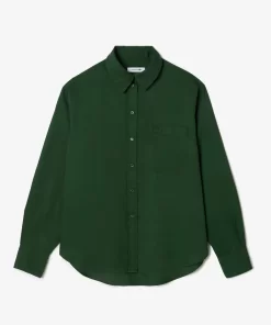 Chemise Fluide Oversize En Lyocell | Lacoste Clearance