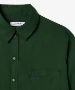 Chemise Fluide Oversize En Lyocell | Lacoste Clearance