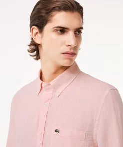 Chemise Homme En Lin | Lacoste Outlet