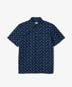 Chemise Manches Courtes Garçon En Voile De Coton | Lacoste Flash Sale