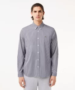 Chemise Regular Fit En Coton Premium A Carreaux | Lacoste Flash Sale