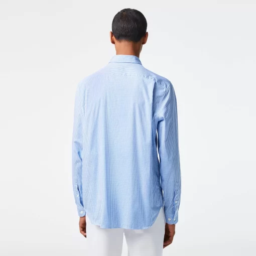 Chemise Regular Fit En Coton Premium A Carreaux | Lacoste Clearance