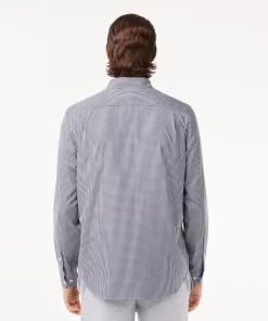 Chemise Regular Fit En Coton Premium A Carreaux | Lacoste Flash Sale