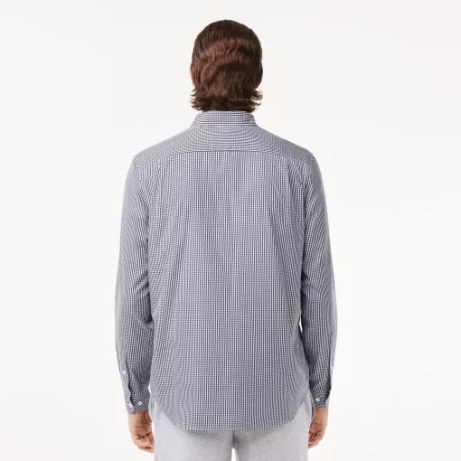 Chemise Regular Fit En Coton Premium A Carreaux | Lacoste Flash Sale