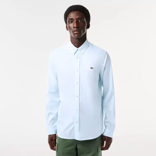 Chemise Regular Fit En Coton Premium Uni | Lacoste Cheap