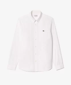 Chemise Regular Fit En Coton Premium Uni | Lacoste Store