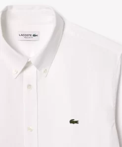 Chemise Regular Fit En Coton Premium Uni | Lacoste Store