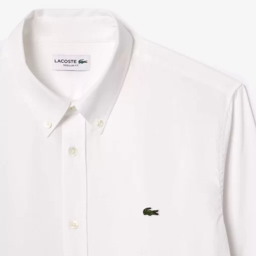 Chemise Regular Fit En Coton Premium Uni | Lacoste Store