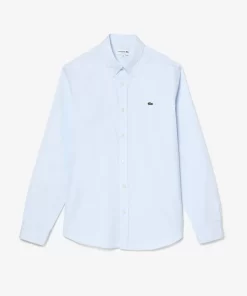 Chemise Regular Fit En Coton Premium Uni | Lacoste Cheap