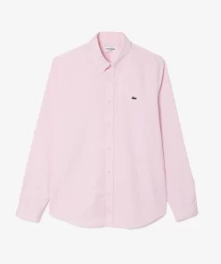 Chemise Regular Fit En Coton Premium Uni | Lacoste Sale