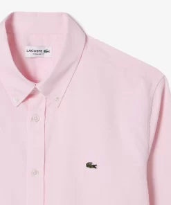 Chemise Regular Fit En Coton Premium Uni | Lacoste Sale