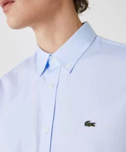 Chemise Regular Fit En Coton Premium Uni | Lacoste Cheap