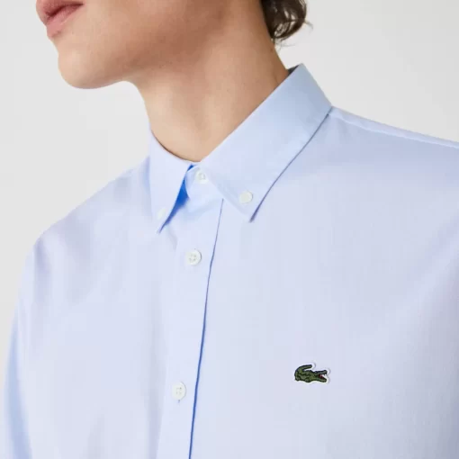 Chemise Regular Fit En Coton Premium Uni | Lacoste Cheap