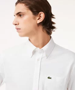 Chemise Regular Fit Oxford En Coton | Lacoste Outlet