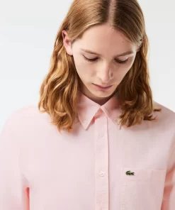 Chemise Regular Fit Oxford En Coton | Lacoste Shop