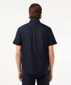 Chemise Regular Fit Oxford Manches Courtes En Coton | Lacoste Outlet