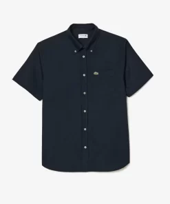 Chemise Regular Fit Oxford Manches Courtes En Coton | Lacoste Outlet