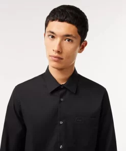 Chemise Regular Fit Unie En Coton Premium | Lacoste Clearance