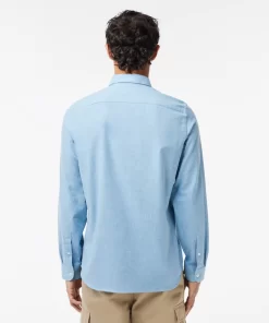 Chemise Slim Fit En Chambray De Coton | Lacoste Flash Sale