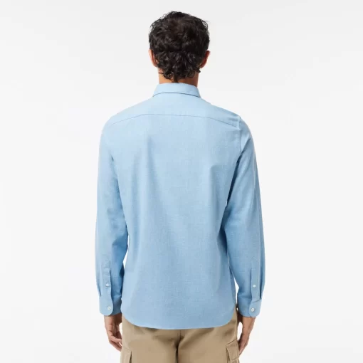 Chemise Slim Fit En Chambray De Coton | Lacoste Flash Sale