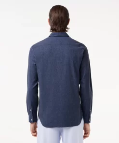 Chemise Slim Fit En Chambray De Coton | Lacoste Best