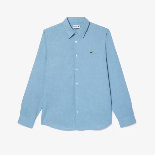 Chemise Slim Fit En Chambray De Coton | Lacoste Flash Sale