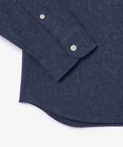 Chemise Slim Fit En Chambray De Coton | Lacoste Best