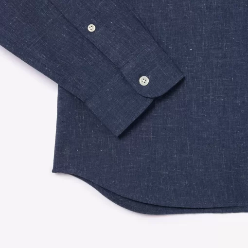 Chemise Slim Fit En Chambray De Coton | Lacoste Best