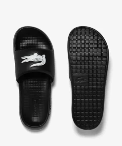 Claquettes Croco 1.0 Femme En Synthetique | Lacoste Best Sale