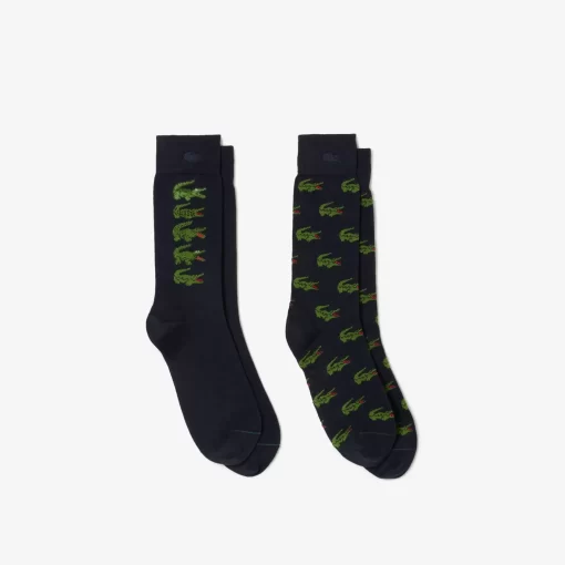 Coffret 2 Paires De Chaussettes En Coton | Lacoste Cheap