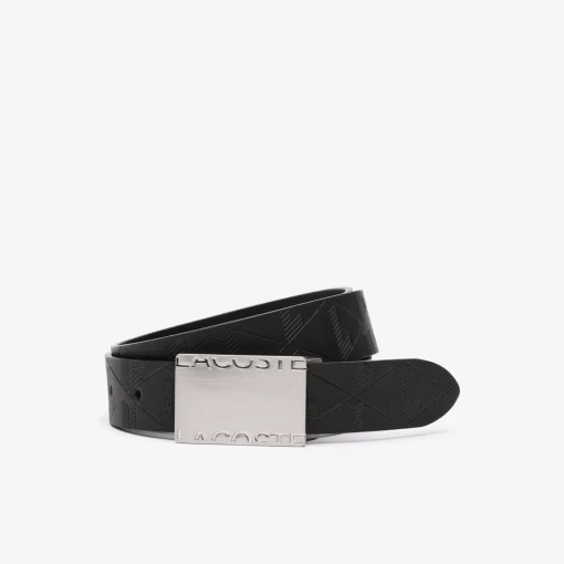 Coffret Ceinture En Cuir Avec 2 Boucles Siglees | Lacoste Fashion