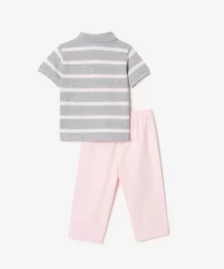 Coffret Pyjama En Mini Pique De Coton Biologique | Lacoste Clearance