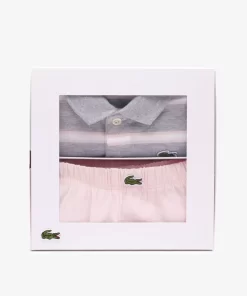 Coffret Pyjama En Mini Pique De Coton Biologique | Lacoste Clearance