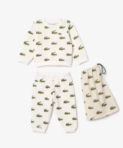 Coffret Pyjama Imprime Crocodile En Coton | Lacoste Best