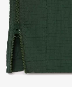 Combinaison Texturee A Col Zippe Avec Ceinture | Lacoste Outlet